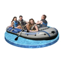 BATEAU GONFLABLE INTEX EXCURSION 4 + 2 AVIRONS + GONFLEUR 12 BATEAU GONFLABLE INTEX EXCURSION 4 + 2 AVIRONS + GONFLEUR -Minn Kota Soldes Magasin bateau gonflable intex excursion 4 2 avirons gonfleur 3