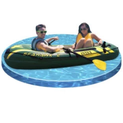 BATEAU GONFLABLE INTEX SEAHAWK 2 + 2 RAMES + GONFLEUR -Minn Kota Soldes Magasin bateau gonflable intex seahawk 2 2 rames gonfleur 4
