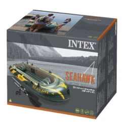 BATEAU GONFLABLE INTEX SEAHAWK 4 + 2 RAMES + GONFLEUR -Minn Kota Soldes Magasin bateau gonflable intex seahawk 4 2 rames gonfleur 5