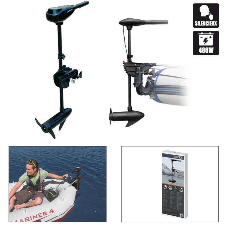 MOTEUR ELECTRIQUE INTEX 40 LBS 0.6CV 4 MOTEUR ELECTRIQUE INTEX 40 LBS 0.6CV – Image 2